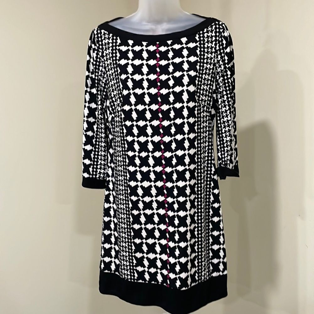 Nwotlaundry By Design Houndstooth Pattern Dress. … - image 1